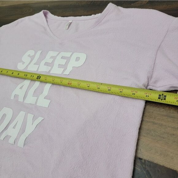 SO Intimate Sleep All Day Ultra Soft Pajama Set Cozy Comfortable Pink Size L - Picture 4 of 10